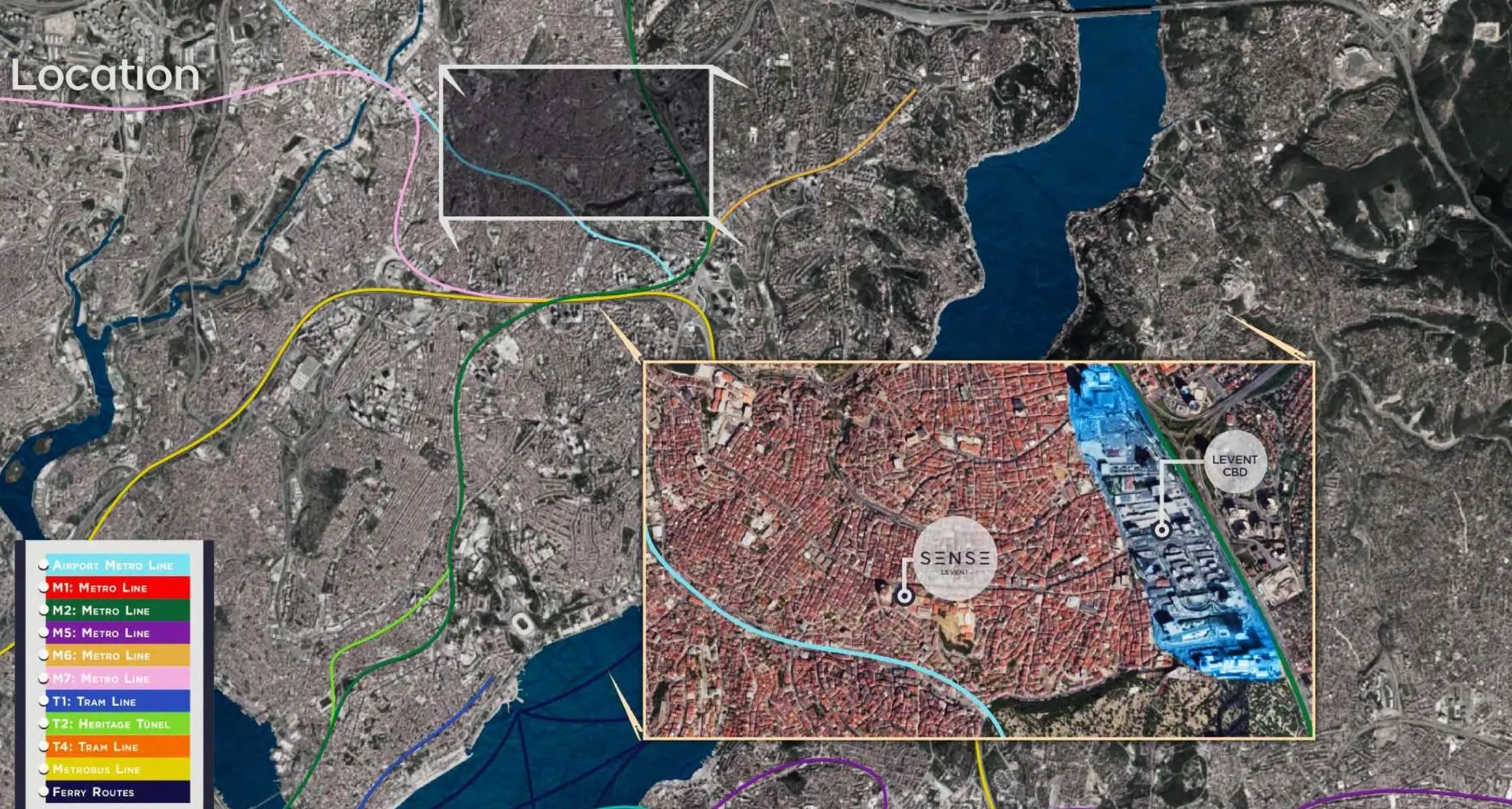 Sense Levent location